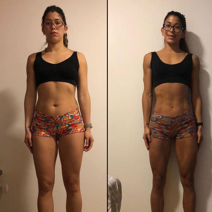 Antes y después de Rebeca — transformación real con Mi Vida en Forma